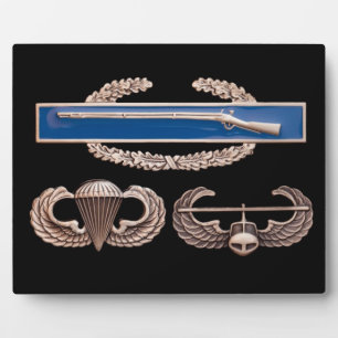 Plaque Photo CIB Air Assault