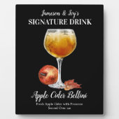 Plaque Photo Cidre d'Apple Bellini ・ PERSONNALISER cette boisso (Devant)