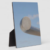 Plaque Photo Ciel bleu métallique (Côté)