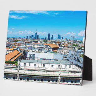 Plaque Photo Ciel de Milan