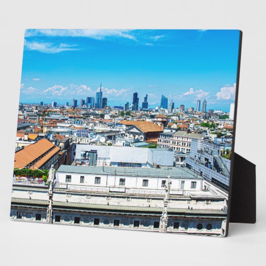 Plaque Photo Ciel de Milan (Côté)