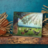 Plaque Photo Ciel de poulet (Côté)