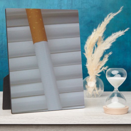 Plaque Photo Cigarettes Fumeurs amusants Arrière - plan (Côté)