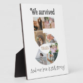 Plaque Photo Cinq ans de mariage (Côté)