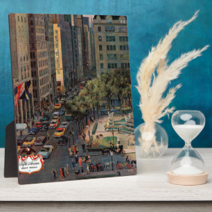 Plaque Photo Cinquième avenue par John Falter