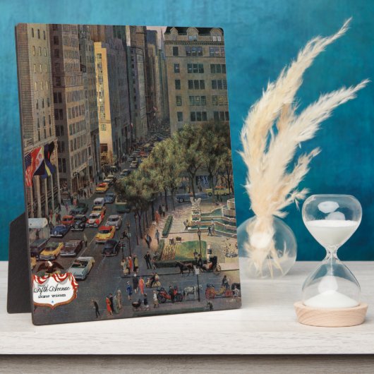 Plaque Photo Cinquième avenue par John Falter (Côté)