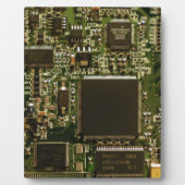 Plaque Photo Circuit imprimé vert macro | Photo de PCB (Devant)