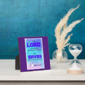 Plaque Photo Citation Biblique Inspirationnelle Pslam 34:18 (Insitu)