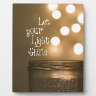 Plaque Photo Citation chrétienne inspirée de la Bible