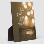 Plaque Photo Citation chrétienne inspirée de la Bible (Côté)