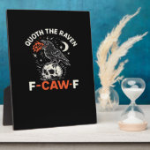 Plaque Photo Citation Corbeau F-Caw-F (Côté)