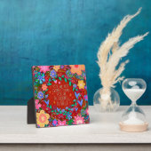 Plaque Photo Citation d'anniversaire d'inspiration florale (Insitu)