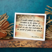 Plaque Photo Citation de Barry Goldwater (Côté)