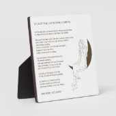 Plaque Photo Citation de l'homme dans l'arène (Recto)