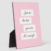 Plaque Photo Citation de pensées motivationnelles positives et  (Côté)