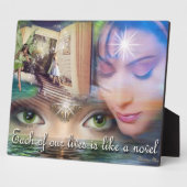 Plaque Photo Citation de rappel positive (Côté)