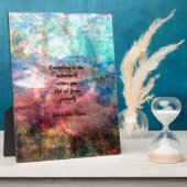 Plaque Photo Citation De Rumi Sur L'Énergie Et L'Univers (Côté)