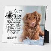 Plaque Photo Citation de souvenir de compagnie Photo souvenir (Côté)