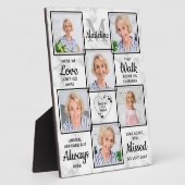 Plaque Photo Citation De Sympathie Commémorative 6 Photo En Mém (Côté)