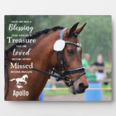 Plaque Photo Citation de sympathie pour la perte d'un animal de (Devant)