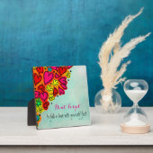 Plaque Photo Citation de typographie - N'oubliez pas de tomber  (Insitu)