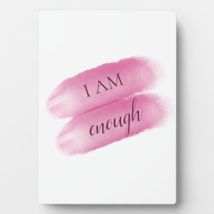 Plaque Photo Citation Inspirante Simple Je Suis Assez Affirmati
