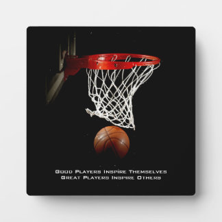 Plaque Photo Citation Inspirationnelle Basketball Inspiration J