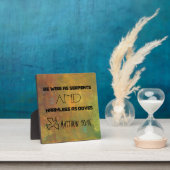 Plaque Photo Citation Inspirationnelle De Matthew 10:16 (Insitu)