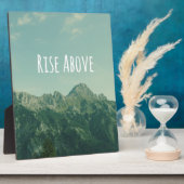 Plaque Photo Citation Inspirationnelle : Monter en haut (Côté)