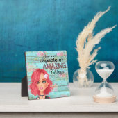 Plaque Photo Citation Inspirationnelle que vous êtes capable (Insitu)