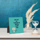 Plaque Photo Citation intéressante et stimulante (Insitu)