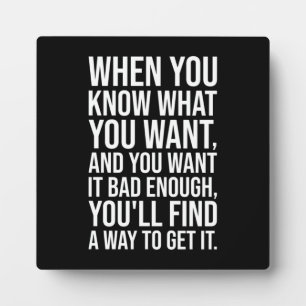 Plaque Photo Citation Motivationnelle De Succès - Trouver Un Mo