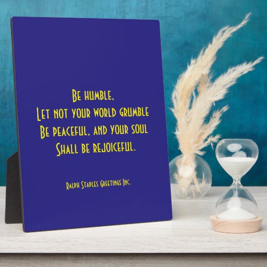 Plaque Photo Citation religieuse (Côté)