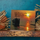 Plaque Photo Citation romantique (Côté)