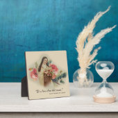 Plaque Photo Citation Rose de Saint-Thérèse (Insitu)