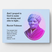 Plaque Photo Citation TUBMAN HARRIET moderne (Devant)