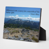 Plaque Photo Citation Wilderness (Gamme Tatoosh) (Côté)