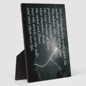 Plaque Photo Citations et déclarations de chiropratique (Côté)