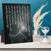 Plaque Photo Citations et déclarations de chiropratique (Côté)