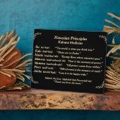 Plaque Photo Citations hawaïennes (Côté)