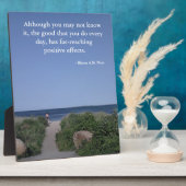 Plaque Photo Citations Inspirationnelles 8 x 10 avec Easel (Côté)