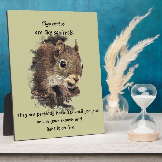 Plaque Photo Citer Fumer Citation Motivationnelle (Côté)