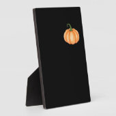 Plaque Photo Citrouille aquarelle - Automne et Halloween Concep (Côté)