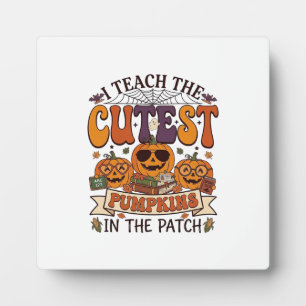 Plaque Photo Citrouilles les plus mignonnes Halloween Lunettes 