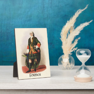 Plaque Photo Clan Forbes Clans of Scotland par R. R. McIan