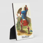 Plaque Photo Clan MacBean Clans of Scotland par R. R. McIan (Côté)