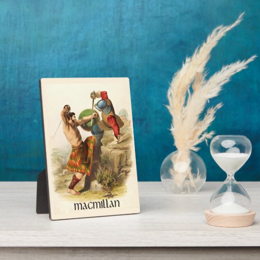 Plaque Photo Clan MacMillan Clans of Scotland par R. R. McIan (Côté)