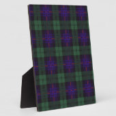 Plaque Photo Clan Nixon Plaid Scottish kilt tartan (Côté)