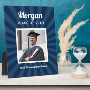 Plaque Photo Classe de marine personnalisée de 2025 Graduation 