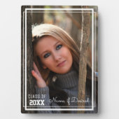 Plaque Photo Classe de photo de diplôme Année 5x7 Vertical (Devant)